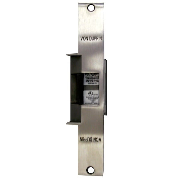 Electric Strike, Fire Rated, US32D, 9" FP, 24 VDC, 3/4" Throw,